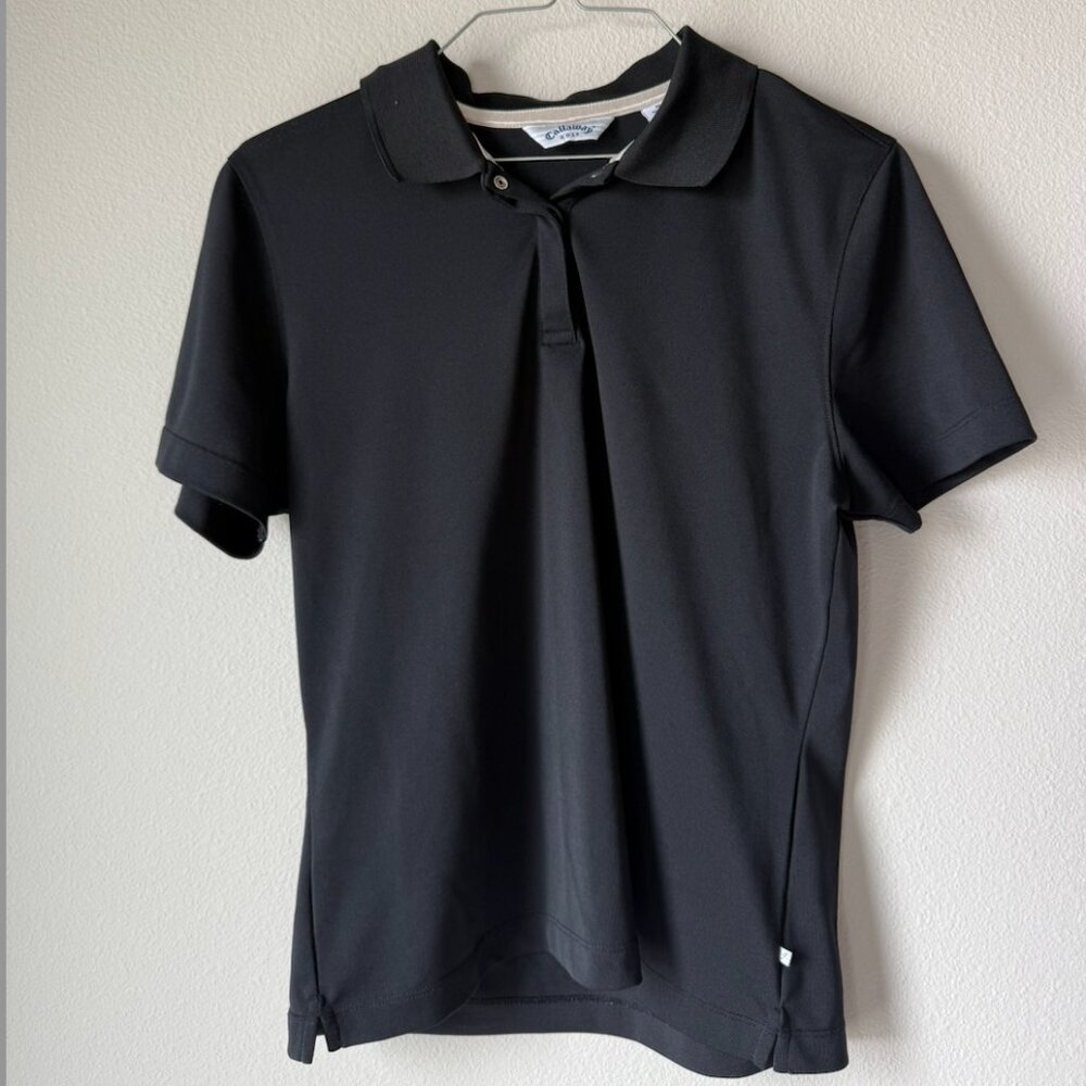 Women's Black Callaway Golf Polo Shirt - Size Medium